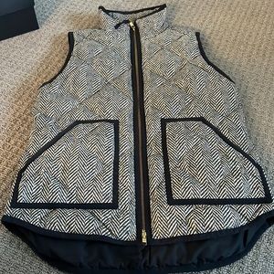 J.Crew herringbone vest.